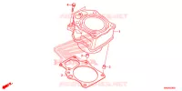 CYLINDRE pour Honda FOURTRAX 520 RUBICON 4X4 EPS BROWN de 2020