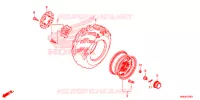ROUE AVANT pour Honda FOURTRAX 520 RUBICON 4X4 EPS RED de 2020