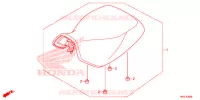 SELLE pour Honda FOURTRAX 420 RANCHER 4X4 ES de 2020