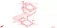 CYLINDRE pour Honda FOURTRAX 420 RANCHER 4X4 Manual Shift de 2020