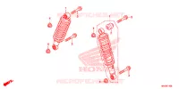 AMORTISSEUR AVANT pour Honda FOURTRAX 520 FOREMAN 4X4 EPS de 2020