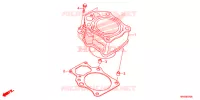 CYLINDRE pour Honda FOURTRAX 520 FOREMAN 4X4 EPS de 2020