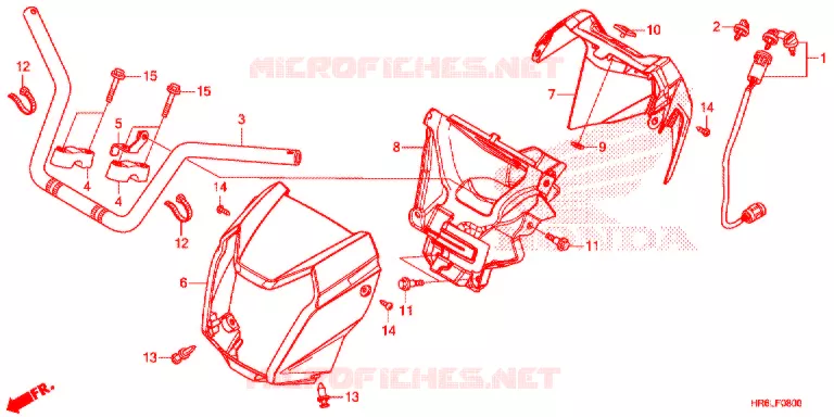 GUIDON Honda ATV 520 FOURTRAX 2020  TRX520FA7L