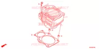 CYLINDRE pour Honda FOURTRAX 520 FOREMAN 4X4 ES PS de 2020