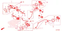 CLIGNOTANT pour Honda CBR 650 F 35KW RED de 2018