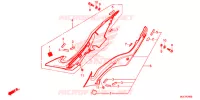 COUVERCLES LATERAUX pour Honda CBR 650 F 35KW RED de 2018