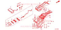FEU ARRIERE pour Honda CBR 650 F 35KW RED de 2018