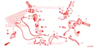 LEVIER DE GUIDON   CABLE   COMMODO pour Honda CBR 650 F 35KW RED de 2018