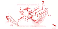 SILENCIEUX D'ECHAPPEMENT pour Honda CBR 650 F 35KW RED de 2018