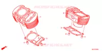CYLINDRE pour Honda SHADOW VT 750 SPIRIT S de 2011